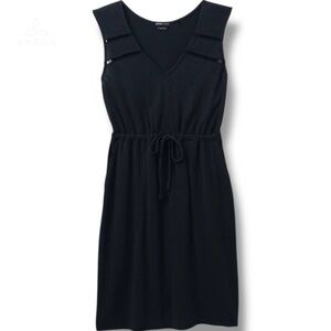 NWT prAna Cozy Up‎ Korrine Dress Women’s Size Extra Small XS In Black